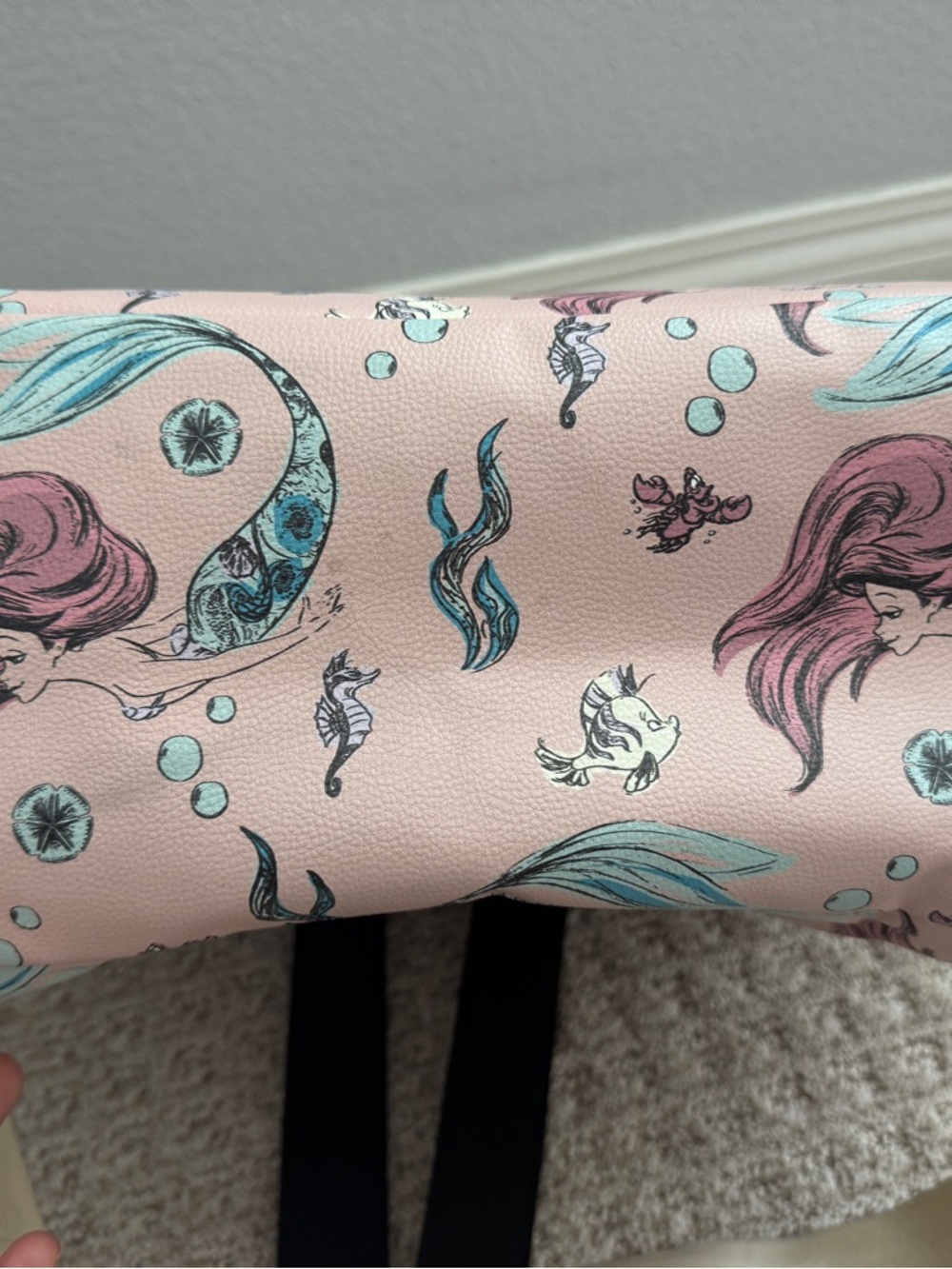 Petunia Pickle Bottom The Little Mermaid Diaper 3 in 1 Diaper Bag - Picture 8 of 9